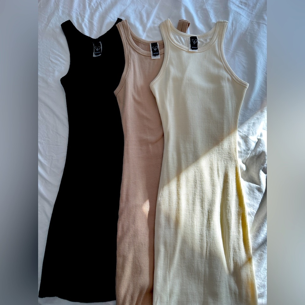 Windsor petite bodycon mini ribbed dresses XS
